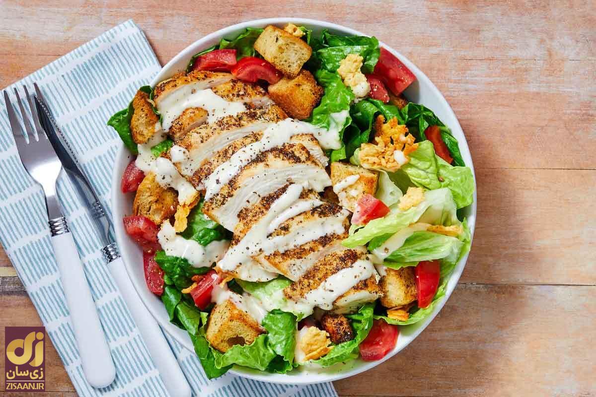 طرز تهیه سالاد سزار به ۳ روش اصیل، سزار رژیمی و به یک روش ایرانی!