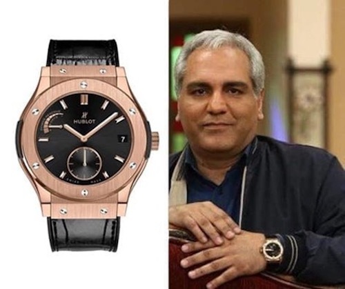 ساعت‌ لاکچری مهران مدیری