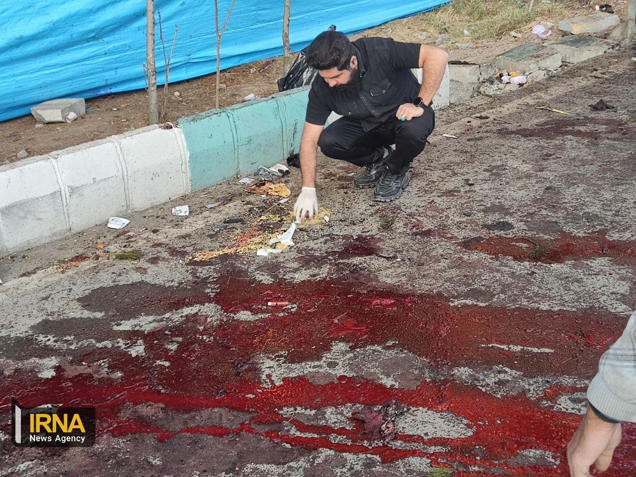 (تصاویر +18) محل انفجار تروریستی گلزار شهدای کرمان