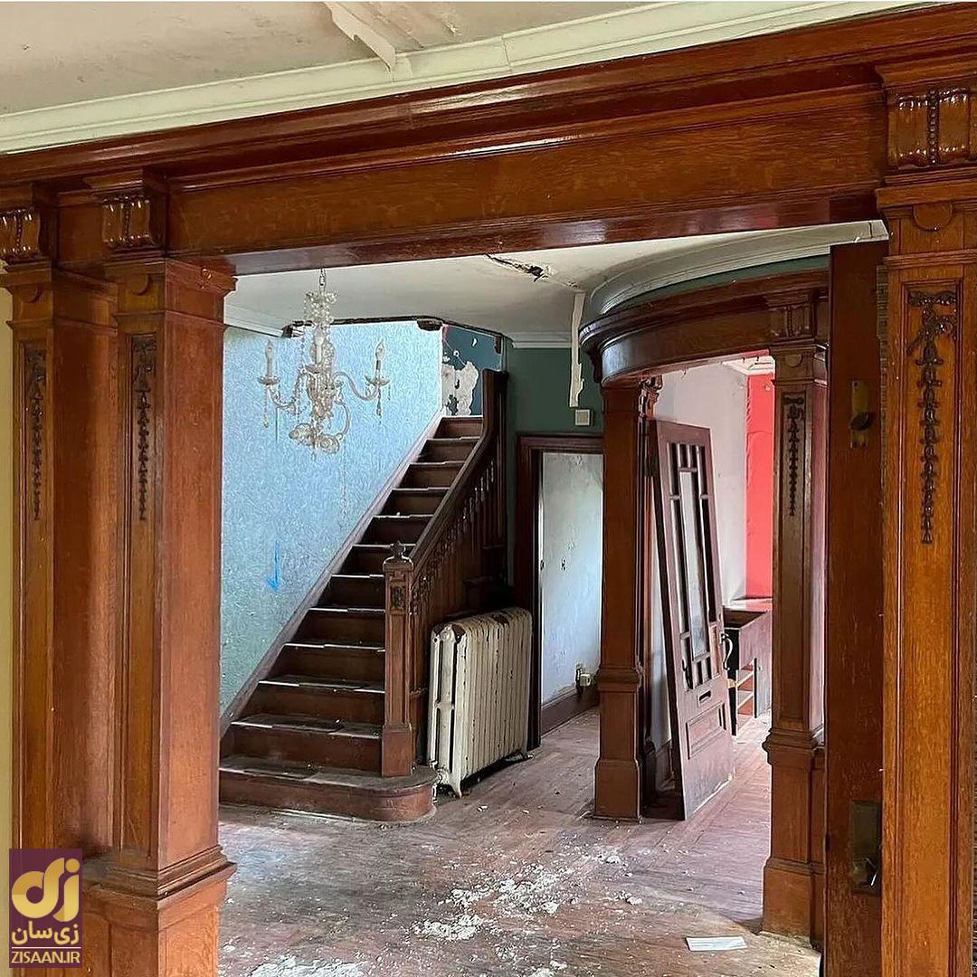 (تصاویر) خانه رویایی در نیویورک با قیمت باورنکردنی ۵۰ میلیون تومان؛ دو طبقه و ۵ اتاق خواب!