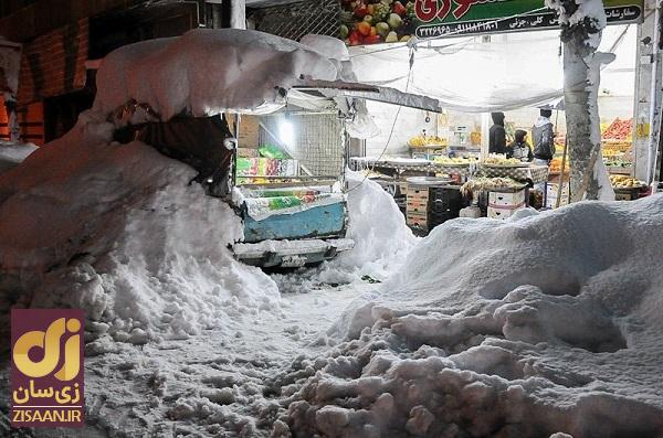 بارش یک متری برف در تهران و هوای منفی 17 درجه!