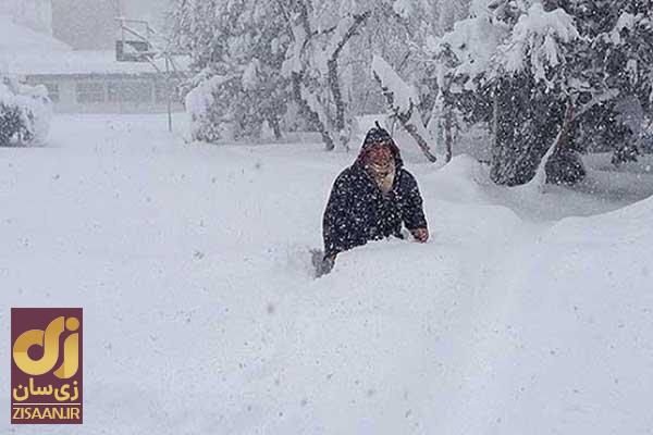 بارش یک متری برف در تهران و هوای منفی 17 درجه!