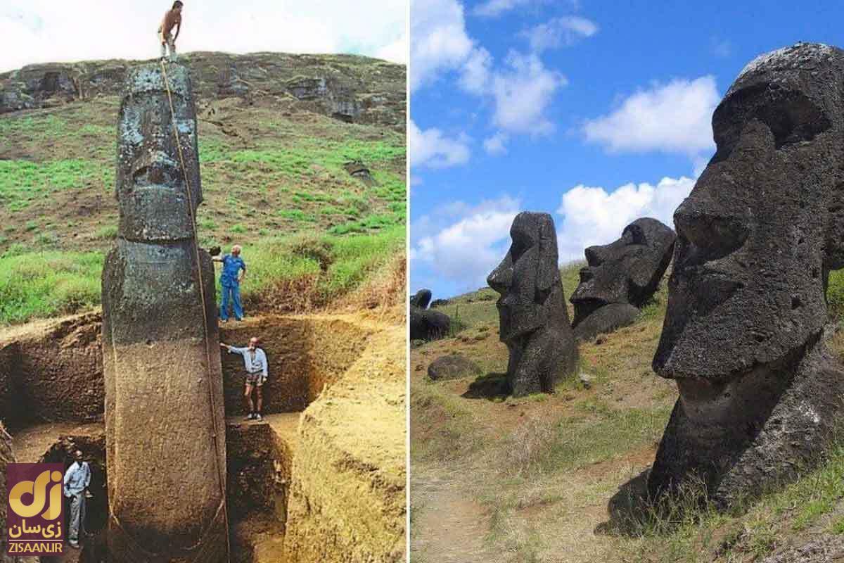 راز مجسمه‌های بدونِ بدن ایستر چیست؟