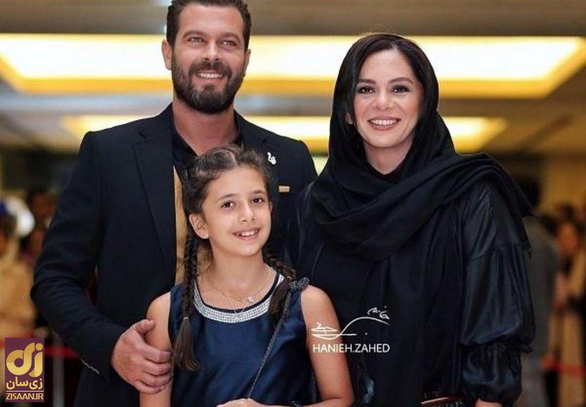 نفس بازغی در کنار پدر و مادرش