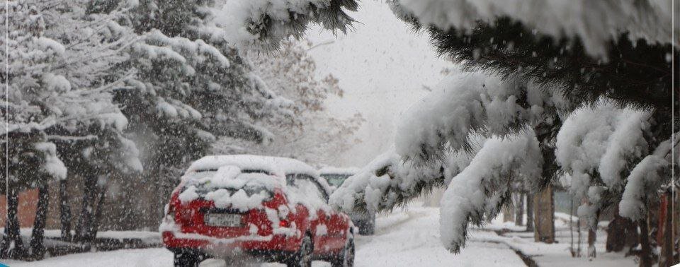 تصاویری عجیب از بارش برف سنگین در افغانستان