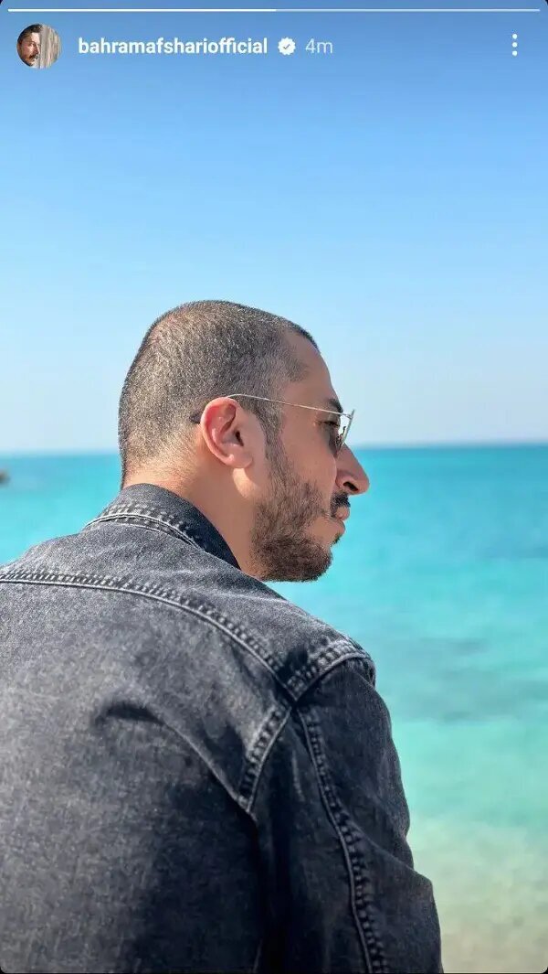 (عکس) بهرام افشاری مو‌های خود را تراشید!