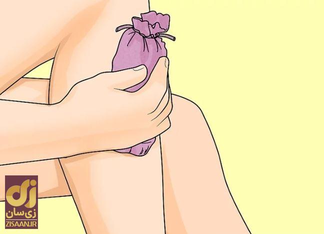 ساخت کمپرس گرم در خانه با یک جوراب