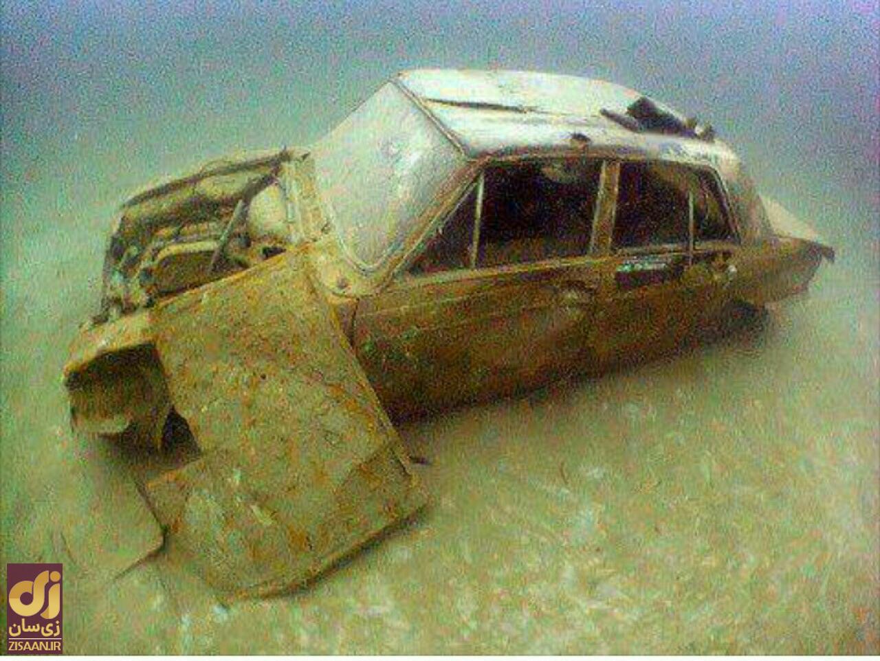 (عکس) کشف پیکان قدیمی در سد کرج