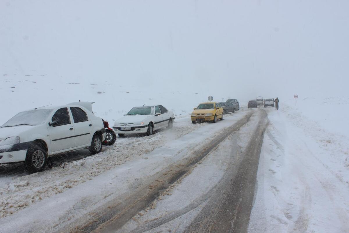 کولاک برف و بارش باران در غالب نقاط کشور