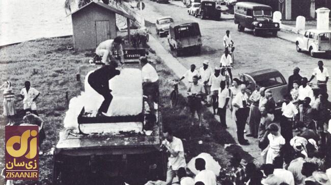 عجیب‌ترین سفر سال ۱۹۵۹! گران‌ترین تکه یخ روی زمین که از قطب شمال به خط استوا رسید!