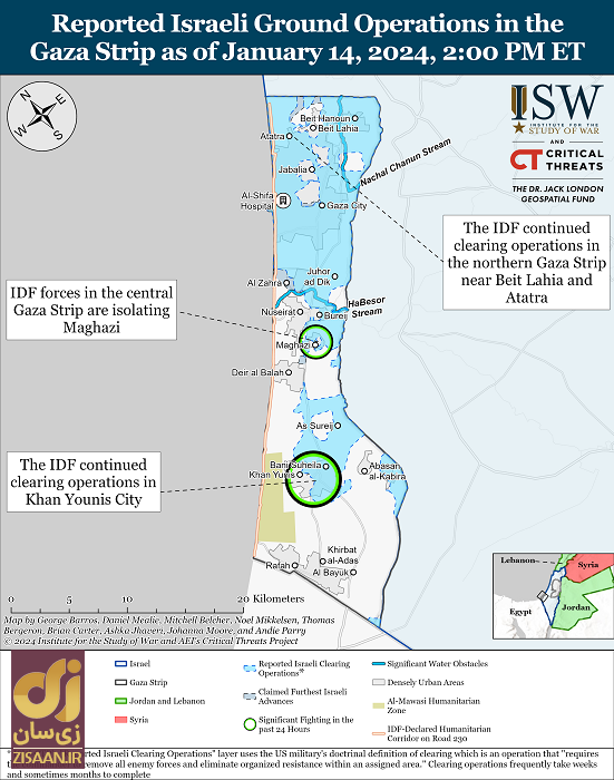 آخرین وضعیت میدانی جنگ غزه در 25 دی 1402