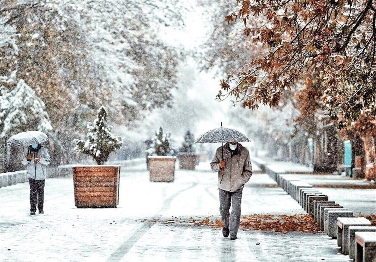 این استان‌ها منتظر بارش برف و باران باشند