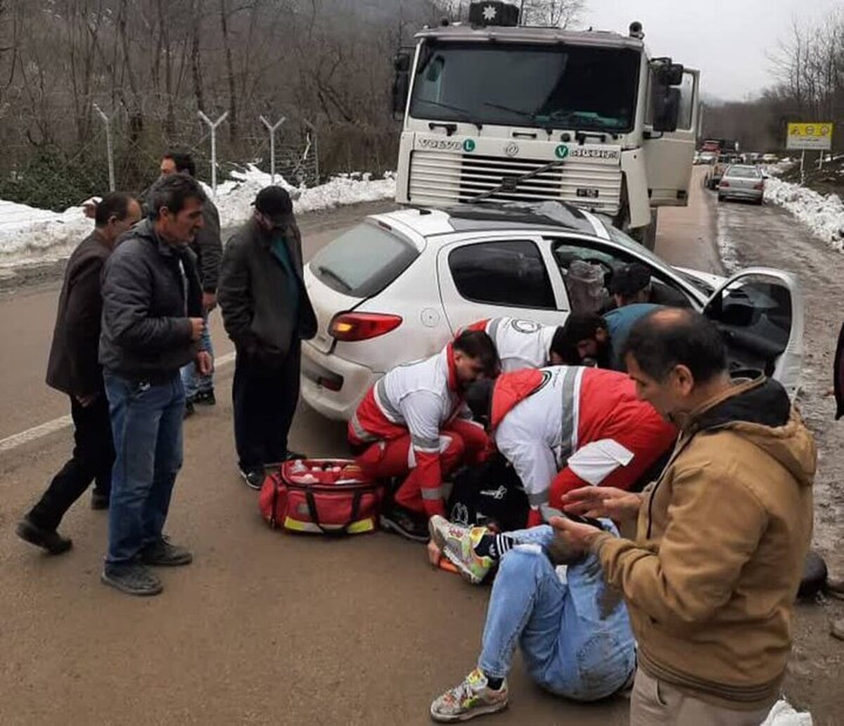 تصادف هولناک در جاده آستارا- اردبیل