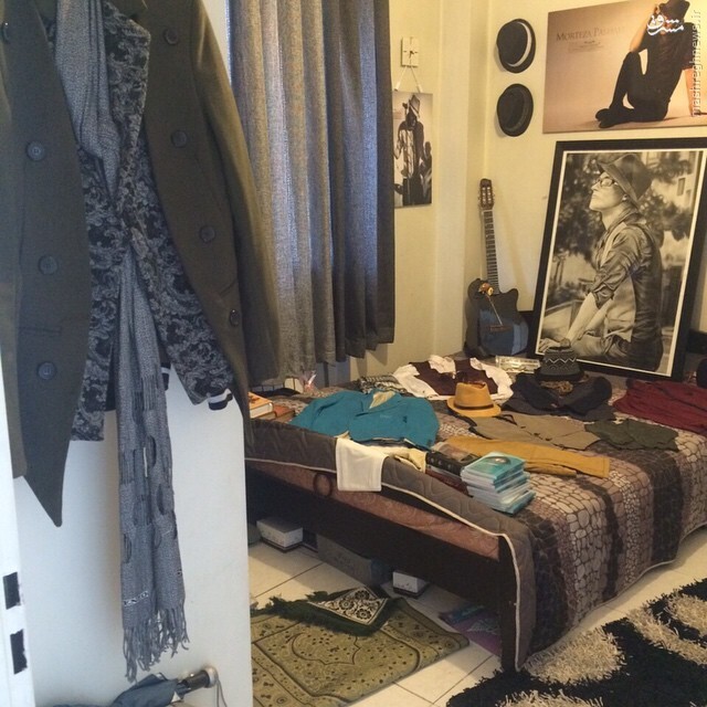 تصاویری غمانگیز از اتاق شخصی مرتضی پاشایی تصاویری غمانگیز از اتاق شخصی مرتضی پاشایی