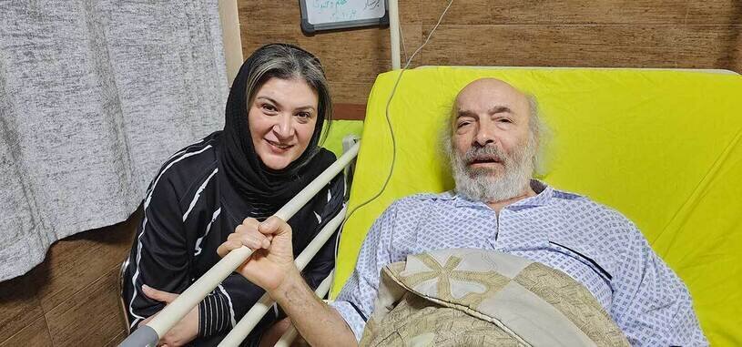 اولین تصاویر از کارگردان سرشناس روی تخت بیمارستان