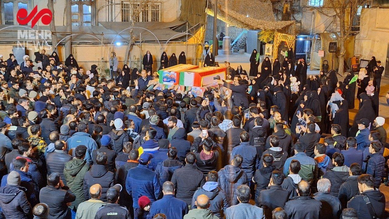 (عکس) پیکر مستشاران شهید ایرانی در سوریه به تهران رسید مستشاران شهید ایرانی در سوریه