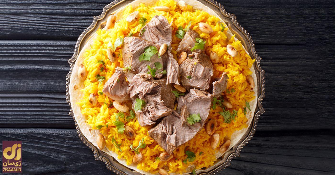 طرز تهیه منسف، غذای مهشور و سنتی پادشاهی اردن منسف، غذای سنتی کشور اردن