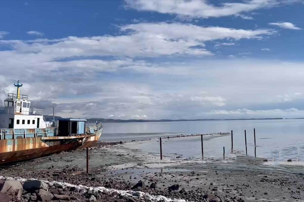 عکسی تکان‌دهنده از تغییر وضعیت دریاچه ارومیه از پارسال تا امسال