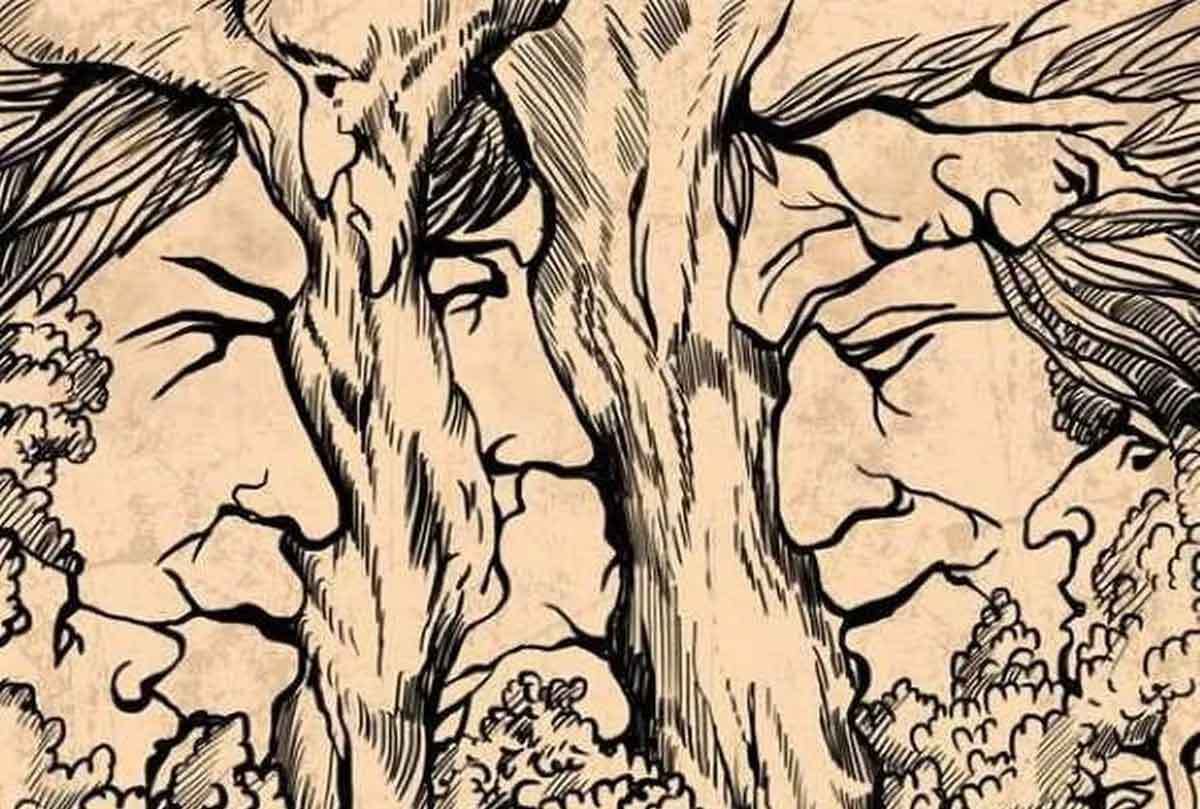 پازل: اگر ۹ چهره در این تصویر پیدا کنید استاد تمرکز هستید!