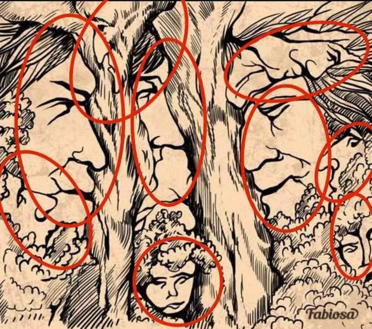 پازل: اگر ۹ چهره در این تصویر پیدا کنید استاد تمرکز هستید! پازل: اگر ۹ چهره در این تصویر پیدا کنید استاد تمرکز هستید!