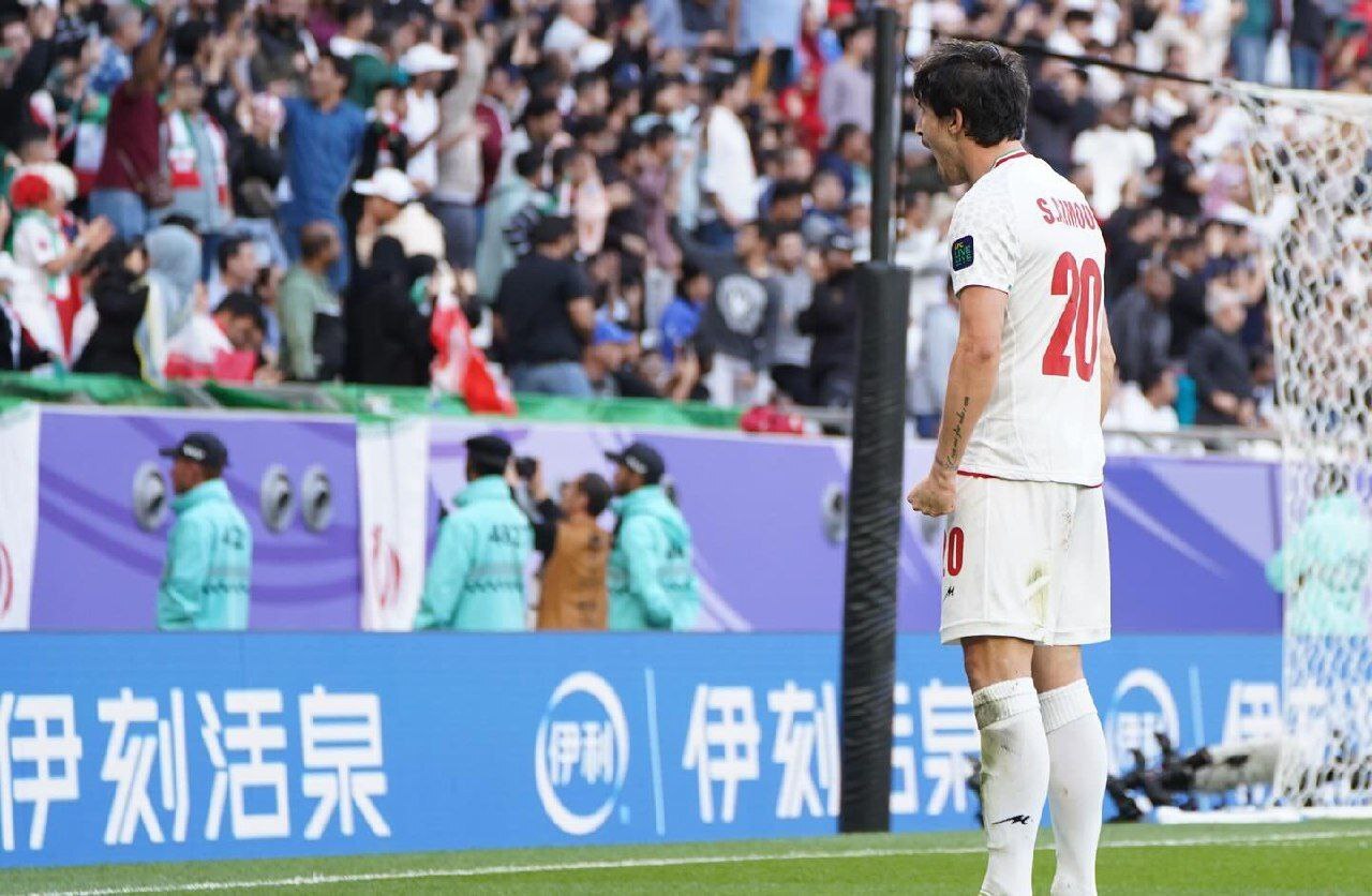 (تصاویر) لحظات ناب واکنش‌های سردار آزمون در بازی با ژاپن