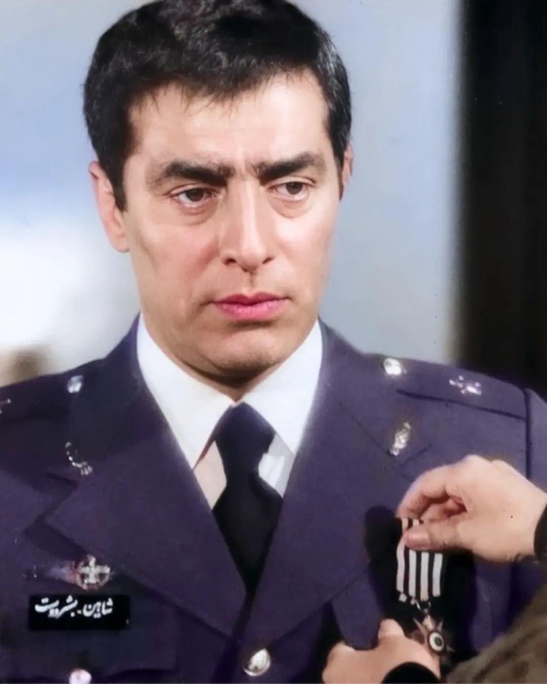 محمدعلی فردین در لباس خلبانی