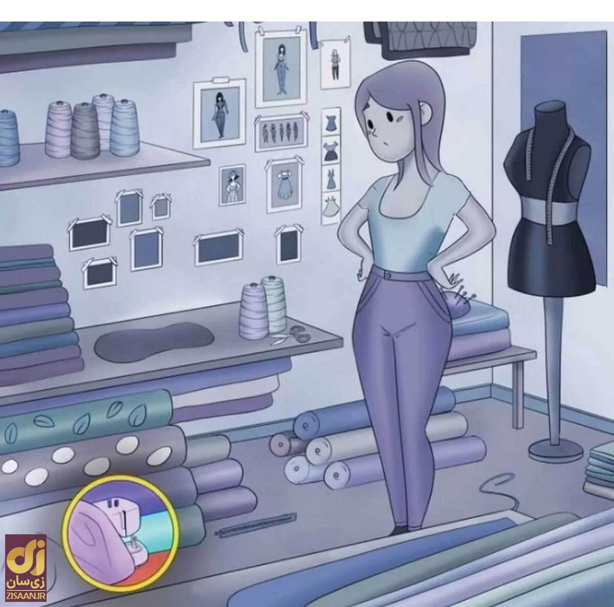 معما با جواب: اگر بتوانید چرخ خیاطی را ببینید، حواستان حسابی جمع است معما با جواب: اگر بتوانید چرخ خیاطی را ببینید، حواستان حسابی جمع است