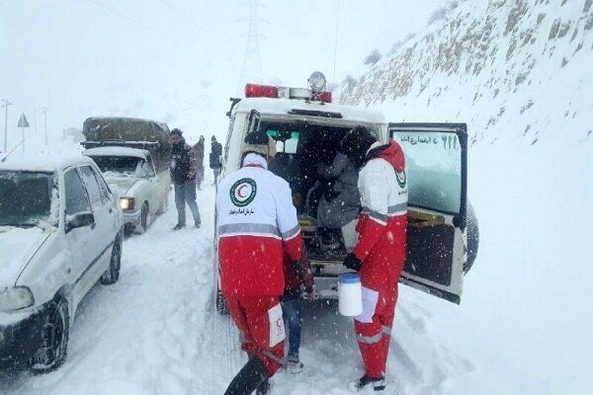 هشدار و آماده‌باش هلال احمر برای وقوع برف و کولاک برای این استان‌ها