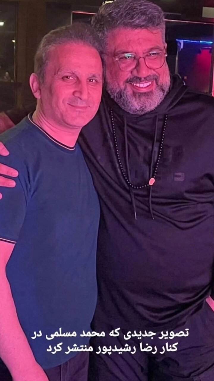 سلفی خندان رضا رشیدپور با شخصیت محبوب کودکان + عکس