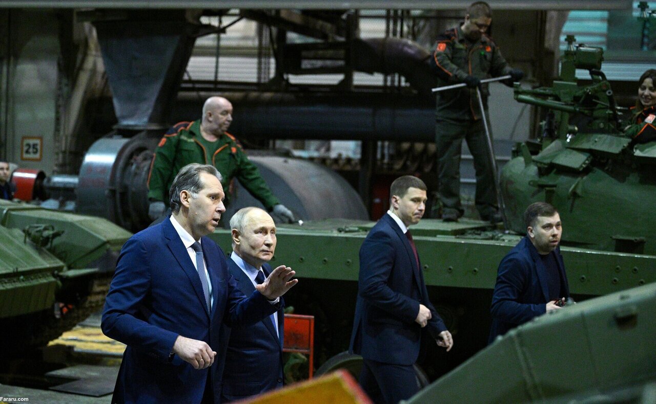 (تصاویر) اینجا کارخانه تانک سازی پوتین است (تصاویر) اینجا کارخانه تانک سازی پوتین است