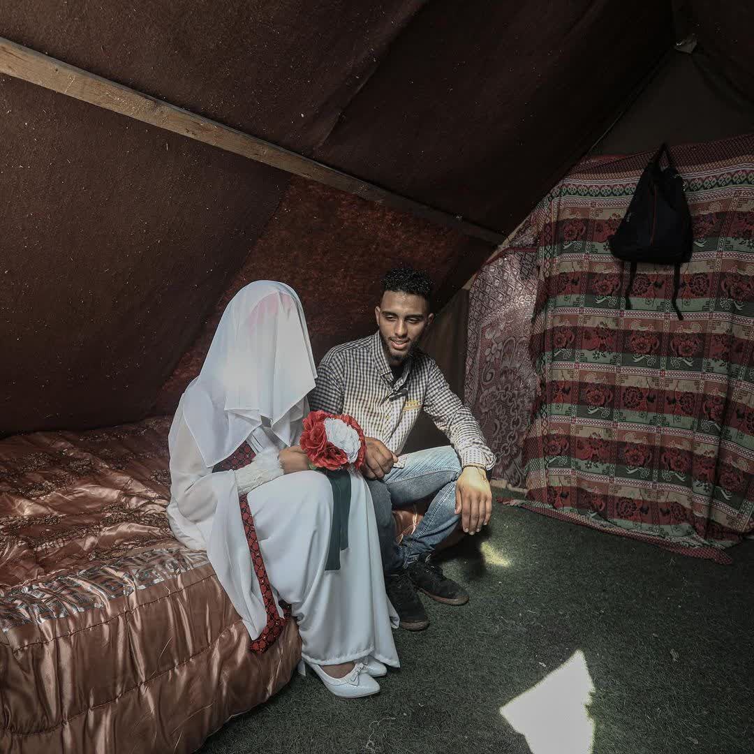 (عکس) شهادت زوج فلسطینی تنها سه روز پس از آغاز زندگی مشترک