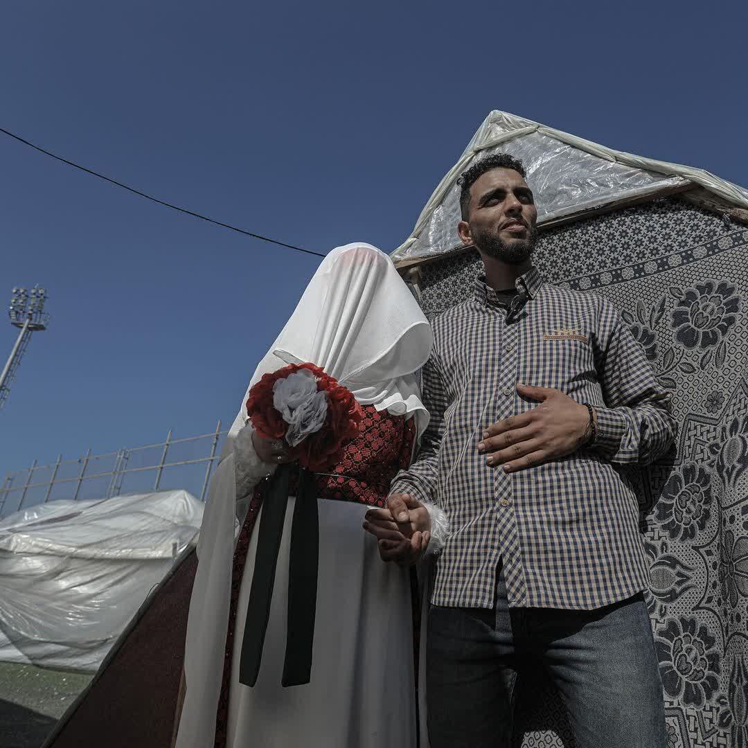 (عکس) شهادت زوج فلسطینی تنها سه روز پس از آغاز زندگی مشترک