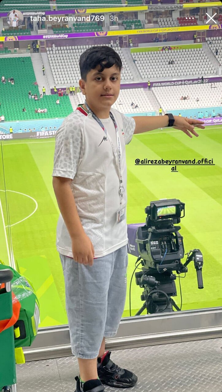 پسربیرانوند در قطر