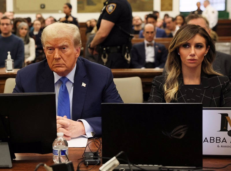 آلینا حبه و ترامپ