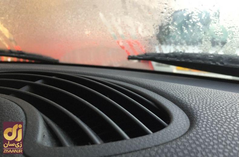 دریچه کولر ماشین و بخار کردن شیشه ماشین