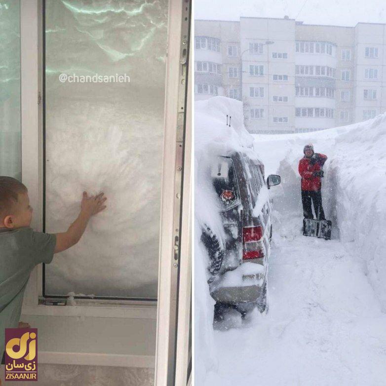 (عکس) ارتفاع عجیب برف در ساخالین روسیه (عکس) ارتفاع عجیب برف در ساخالین روسیه