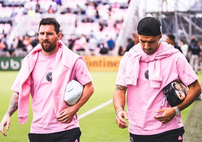 آتش‌بازی مسی و سوارز در اینترمیامی؛ خطارات بارسا زنده شد