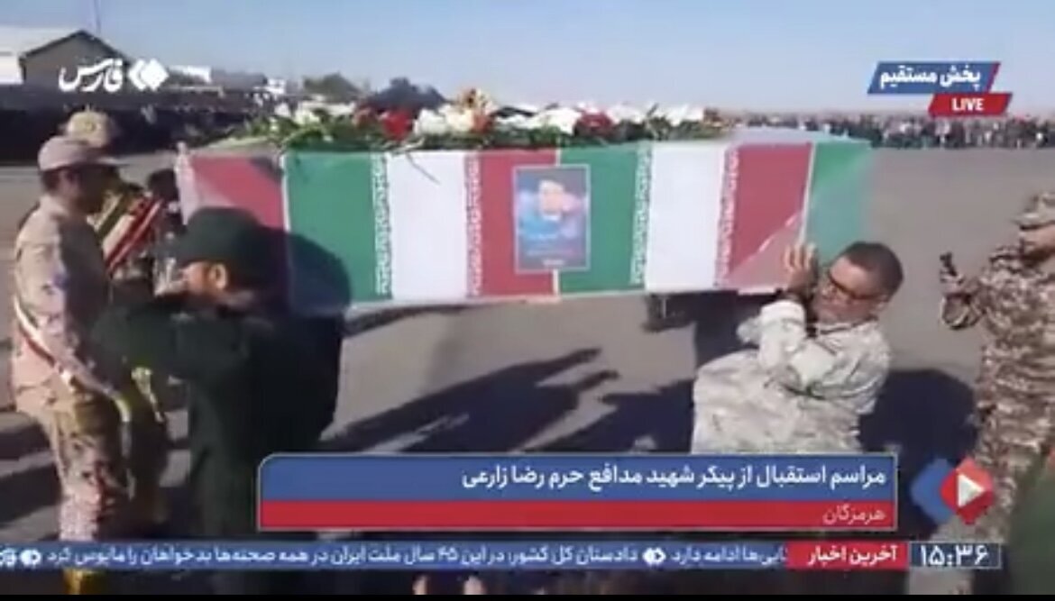 (عکس) اولین تصویر از پیکر مستشار نظامی سپاه که توسط اسرائیل شهید شد پیکر مستشار نظامی سپاه