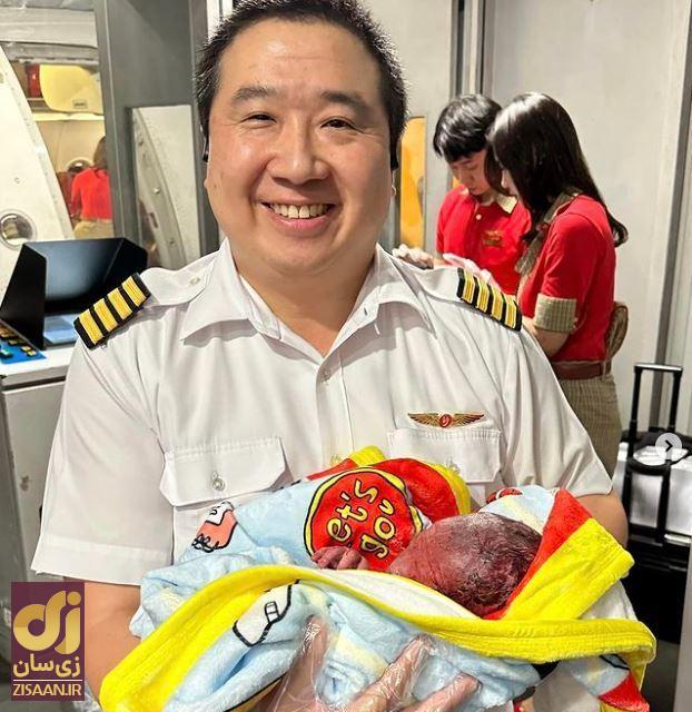 خلبان نوزاد را حین پرواز به دنیا آورد! / چند کودک در آسمان دنیا آمده‌اند؟