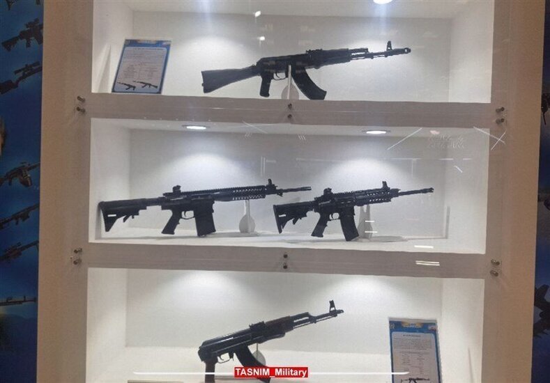 (عکس) نمایش جدیدترین تسلیحات نظامی ایران در قطر