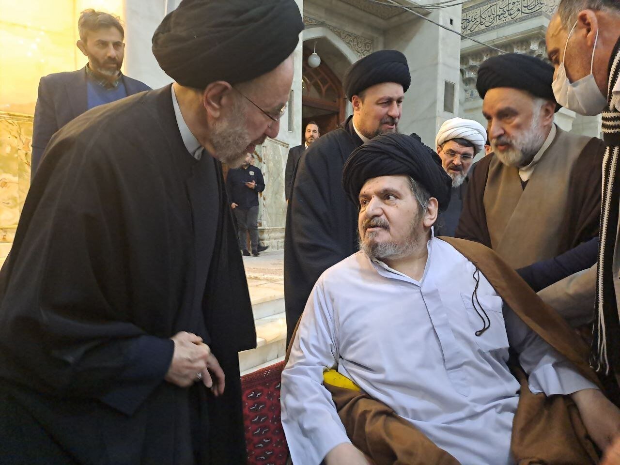 چرا این تصاویر سید حسین «نوه ارشد امام خمینی» خبرساز شد