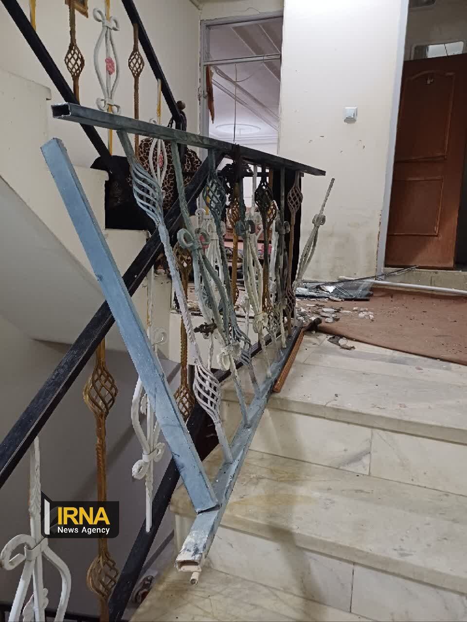 (عکس) اولین تصاویر از حادثه انفجار مواد محترقه در همدان