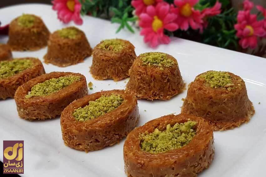 طرز تهیه باقلوا شعریه عربی برای عید نوروز