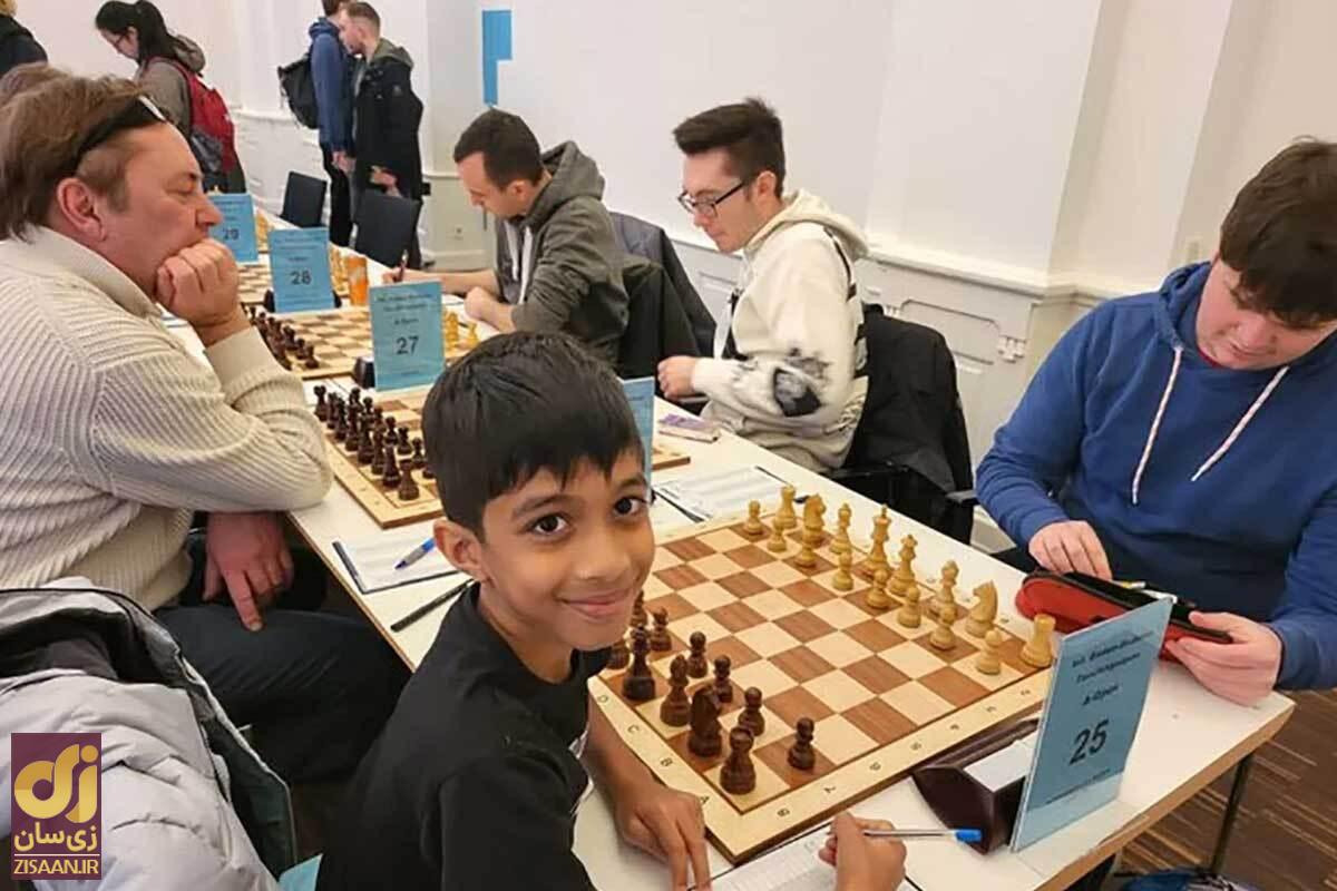 اعجوبه ۸ ساله با شکست‌دادن استاد بزرگ شطرنج تاریخ‌ساز شد