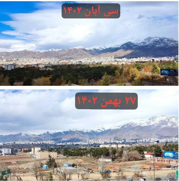 واکنش ارتش به خبر قطع درختان پادگان ۰۶