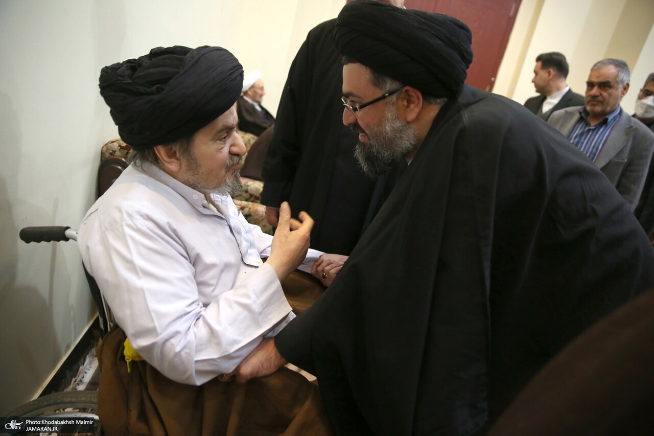 (عکس) تصویری متفاوت از خوش و بش سیدیاسر خمینی با نوه ارشد امام (ره)