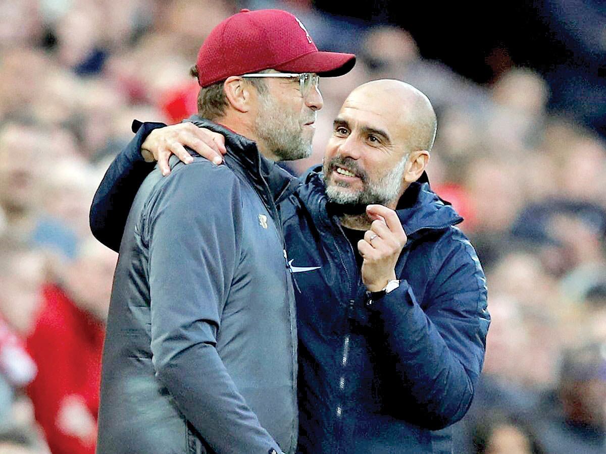 پپ گواردیولا و یورگن کلوپ