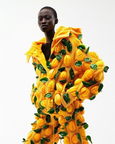 (عکس) پوشش و اکسسوری الهام گرفته از انبه