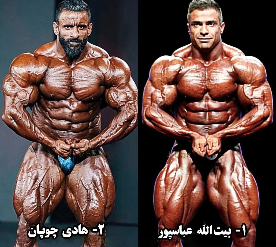 (عکس) فیگور جمع از دو اسطوره بدنسازی ایران در یک قاب