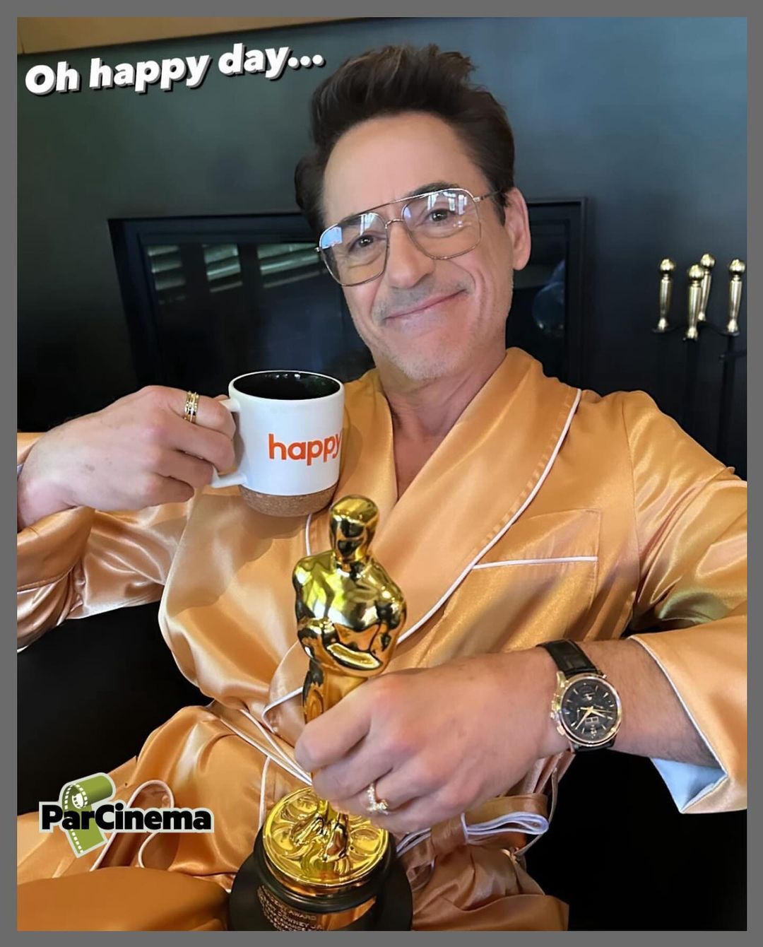 (عکس) صبحانه با اسکار